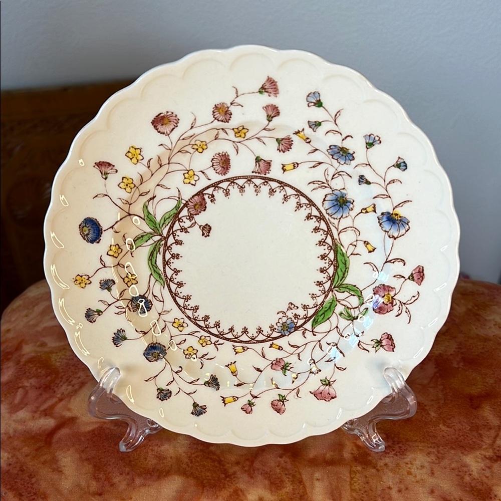 Desert Bloom by Vernon Kilns Hand Painted Side Plate Replacement - Vintage